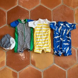 Colorful Baby Rompers Set